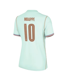 Billige Fotballdrakt Frankrike Kylian Mbappe #10 Replika Bortedrakt Dame VM 2026 Kortermet Billige Fotballdrakt Frankrike Kylian Mbappe #10 Replika Bortedrakt Dame VM 2026 Kortermet